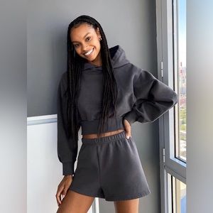 TNA Cozy Fleece Perfect Shrunken Hoodie